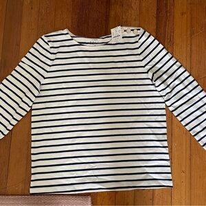 NWT J Crew sailor mariner top. Size S